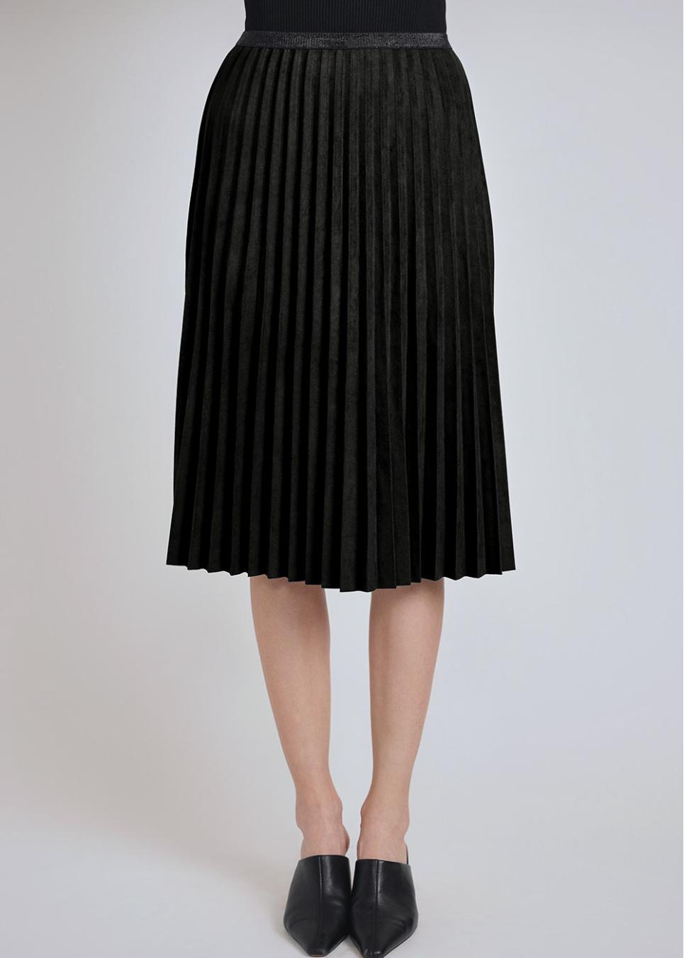 スカート theredthread S suede wrap skirt Black S THEREDTHREAD / ザレッドスレッド】S suede wrap skirt